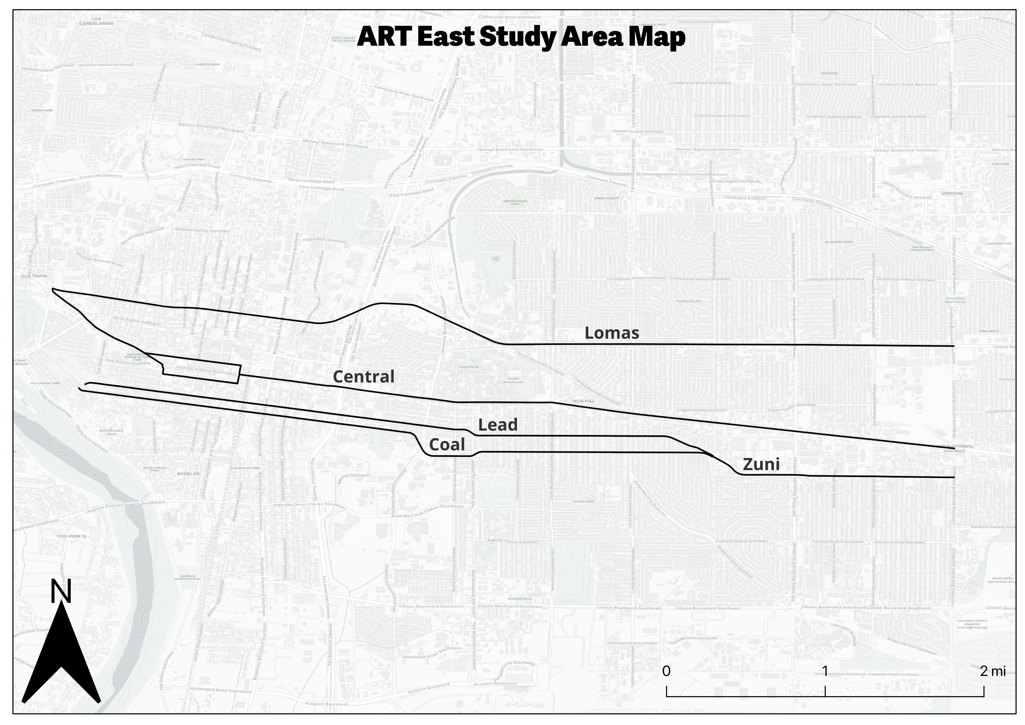 ART Study Area Map